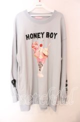 Honey Cinnamon / ハニーパフェスウェット F ブルー O-25-10-23-052-LO-TO-OW-ZT058