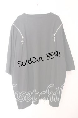 画像3: Amilige / DEVIL BEARプリントロングZIPTシャツ  ブラック O-25-10-23-053-PU-TO-OW-OS