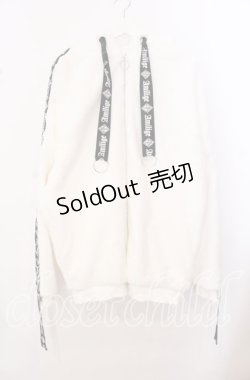 画像1: Amilige / ウサ耳ファーZIPコート  ホワイト O-25-10-23-054-PU-CO-OW-ZT1105D