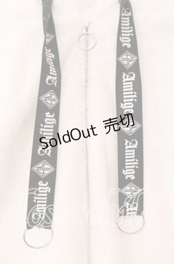 画像2: Amilige / ウサ耳ファーZIPコート  ホワイト O-25-10-23-054-PU-CO-OW-ZT1105D