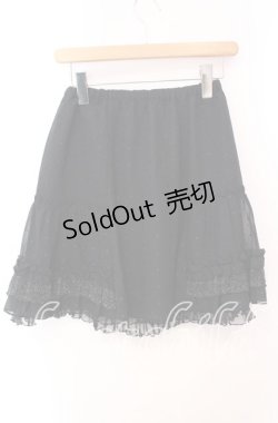 画像3: Emily Temple cute / ラメドットジョーゼットスカート  クロ O-25-10-23-006-ET-SK-OW-ZT456
