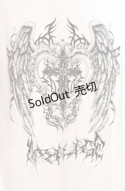 画像2: Amilige / ハートクロス羽プリントロングTシャツ  シロ O-25-10-23-056-PU-TO-OW-ZS