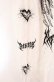 画像4: Amilige / ハートクロス羽プリントロングTシャツ  シロ O-25-10-23-056-PU-TO-OW-OS (4)