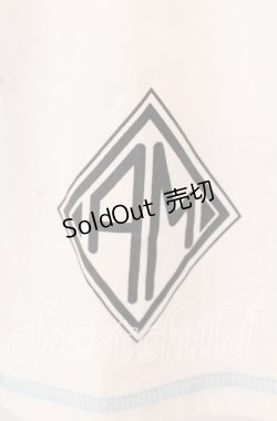 画像3: Amilige / hustlerチェーン付きロンT  ホワイト×サックス O-25-10-23-057-PU-TO-OW-ZS