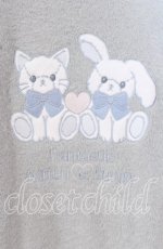 画像2: Amavel / Fantasic Animalsアップリケニットワンピース F ブルー O-25-10-23-058-CA-TO-OW-ZH (2)