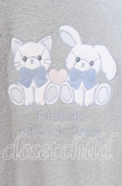 画像2: Amavel / Fantasic Animalsアップリケニットワンピース F ブルー O-25-10-23-058-CA-TO-OW-OS
