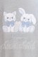 画像2: Amavel / Fantasic Animalsアップリケニットワンピース F ブルー O-25-10-23-058-CA-TO-OW-OS (2)