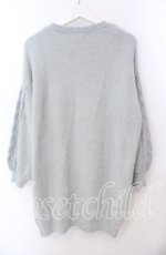 画像3: Amavel / Fantasic Animalsアップリケニットワンピース F ブルー O-25-10-23-058-CA-TO-OW-ZH (3)