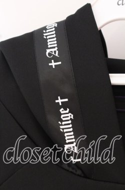 画像3: Amilige / ドルマンスリーブジャージZIPパーカー F クロ×シロ O-25-10-23-059-PU-TO-OW-OS