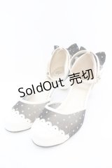 ALICE and the PIRATES / 夢見るシャボン玉パンプス M クロ×アイボリー O-25-10-23-1042-PA-SH-OW-ZT-K022