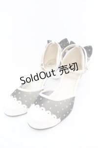 ALICE and the PIRATES / 夢見るシャボン玉パンプス M クロ×アイボリー O-25-10-23-1042-PA-SH-OW-ZT-K022