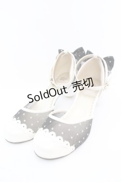 画像1: ALICE and the PIRATES / 夢見るシャボン玉パンプス M クロ×アイボリー O-25-10-23-1042-PA-SH-OW-ZT-K022