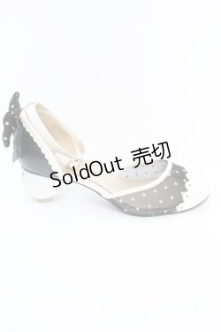 画像4: ALICE and the PIRATES / 夢見るシャボン玉パンプス M クロ×アイボリー O-25-10-23-1042-PA-SH-OW-ZT-K022