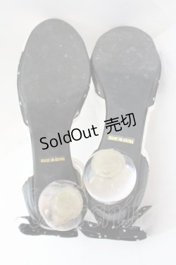 画像8: ALICE and the PIRATES / 夢見るシャボン玉パンプス M クロ×アイボリー O-25-10-23-1042-PA-SH-OW-ZT-K022