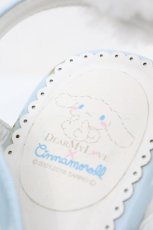 画像9: DearMyLove / シナモロール厚底サンダル M シロｘサックス O-25-10-23-1044-EL-SH-YM-ZTK017 (9)
