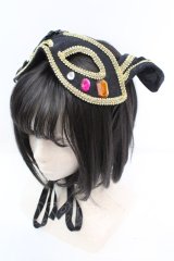 ATELIER　Ruby / マスクヘッドドレス  クロ O-25-10-23-1045-EL-ZA-OW-OS