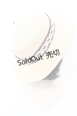 画像3: Innocent World / ツインローズハット M ナチュラル×ショコラ O-25-10-23-1047-IW-AC-OW-ZT-K004