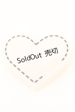 画像1: MILK / アクリルハートバレッタ  ピンク O-25-10-23-1048-ML-AC-OW-ZT150-F001