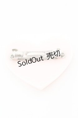 画像2: MILK / アクリルハートバレッタ  ピンク O-25-10-23-1048-ML-AC-OW-ZT150-F001