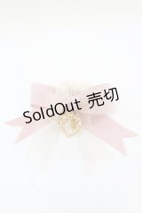 BABY,THE STARS SHINE BRIGHT / リボンヘアクリップ＆ブローチ  ピンク O-25-10-23-1052-BA-AC-OW-ZT150-F001