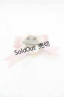 画像2: BABY,THE STARS SHINE BRIGHT / リボンヘアクリップ＆ブローチ  ピンク O-25-10-23-1052-BA-AC-OW-ZT150-F001