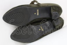 画像8: 【SALE】an another angelus / クロスストラップベロアパンプス M グリーン O-25-10-23-1054-CA-SH-IG-ZTK022 (8)