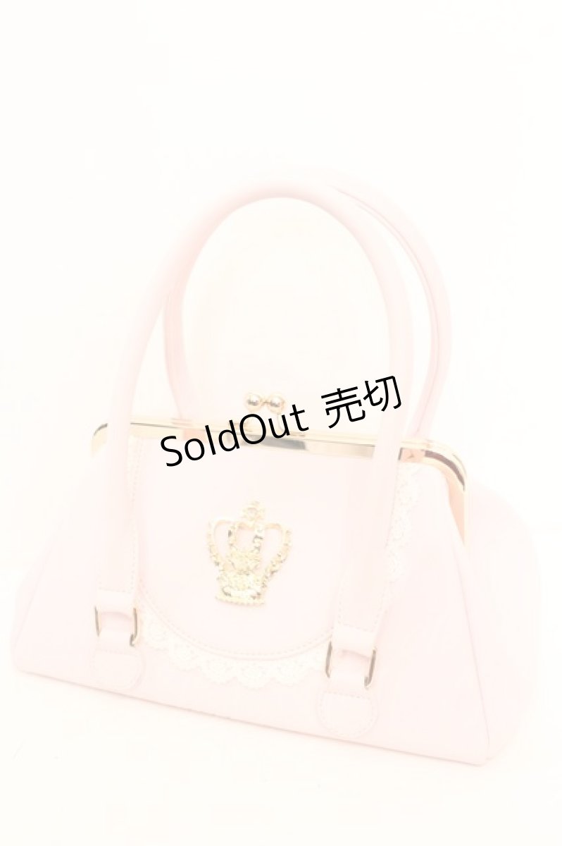 画像1: BABY,THE STARS SHINE BRIGHT / 王冠ガマ口BAG  ピンク O-25-10-23-1058-BA-BG-IG-OS (1)