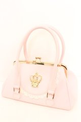 BABY,THE STARS SHINE BRIGHT / 王冠ガマ口BAG  ピンク O-25-10-23-1058-BA-BG-IG-OS