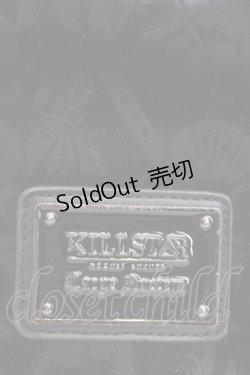 画像2: KILL STAR / Aeons Velvet Backpack リュック  ブラック O-25-10-23-1001-SL-BG-IG-ZT-K026