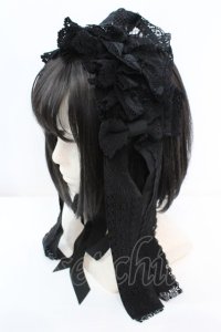 ALICE and the PIRATES / ネフィラロングヘッドドレス  クロ O-25-10-23-1008-PA-AC-OW-ZT150-F001