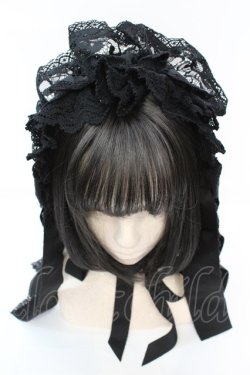 画像3: ALICE and the PIRATES / ネフィラロングヘッドドレス  クロ O-25-10-23-1008-PA-AC-OW-ZT1025F