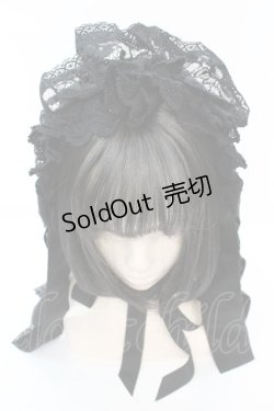 画像3: 【SALE】ALICE and the PIRATES / ネフィラロングヘッドドレス  クロ O-25-10-23-1008-PA-AC-OW-ZT150-F001