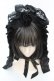 画像3: ALICE and the PIRATES / ネフィラロングヘッドドレス  クロ O-25-10-23-1008-PA-AC-OW-ZT1025F (3)