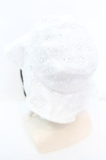 画像2: 【SALE】Candy Stripper / LACY BUCKET HAT  ホワイト O-25-10-23-1010-PU-AC-OW-ZTK011 (2)