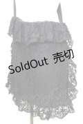 merry jenny / flowerレースフリルトート  クロ O-25-10-23-1002-LO-BG-OW-OS