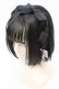 画像1: Amavel / グログランリボンカチューシャ  クロ O-25-10-23-1017-CA-AC-IG-OS (1)
