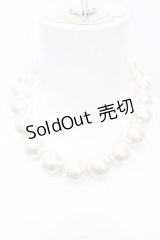 JESUS DIAMANTE / ロココDOLLパールネックレス  オフホワイト O-25-10-23-1018-JE-AC-OW-ZT150-F001