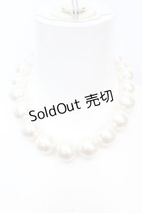 JESUS DIAMANTE / ロココDOLLパールネックレス  オフホワイト O-25-10-23-1018-JE-AC-OW-ZT150-F001