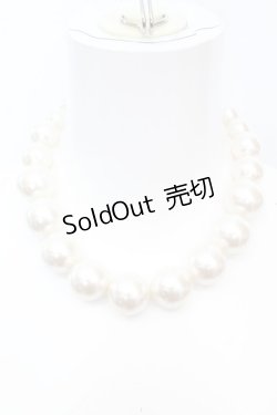 画像1: JESUS DIAMANTE / ロココDOLLパールネックレス  オフホワイト O-25-10-23-1018-JE-AC-OW-ZT150-F001