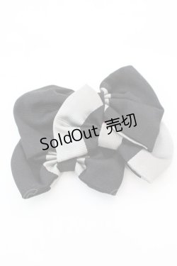 画像3: ネバアランド / リボニッシュネクタイ  グレー×クロ O-25-10-23-1019-LO-ZA-IG-ZT150-F002