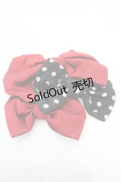 画像3: ネバアランド / リボニッシュネクタイ  クロ×アカ O-25-10-23-1020-LO-ZA-IG-ZT150-F002