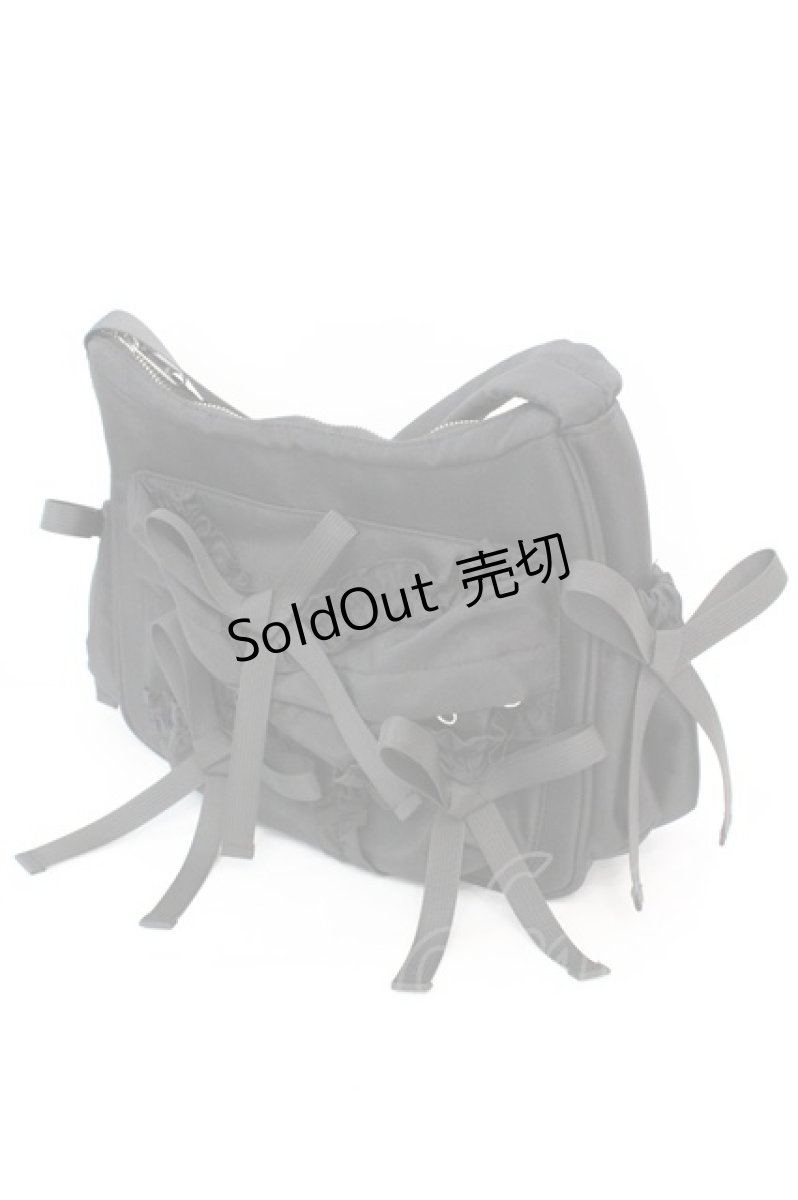 画像1: 【SALE】Candy Stripper / FULL OF RIBBON SHOULDER バッグ  ブラック O-25-10-23-1003-PU-BG-OW-ZTK021 (1)