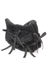 画像1: 【SALE】Candy Stripper / FULL OF RIBBON SHOULDER バッグ  ブラック O-25-10-23-1003-PU-BG-OW-ZTK021 (1)