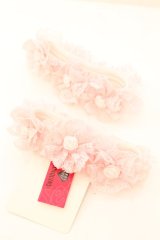 ALGONQUINS / レースガーターリング  ピンク O-25-10-23-1031-AL-AC-IG-ZT012-F001