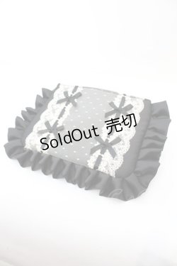 画像1: Kurumi Collaboration / フリルポーチ  クロ O-25-10-23-1033-LO-ZA-IG-ZT432