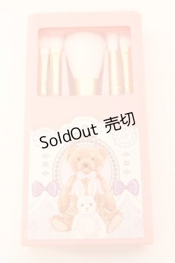 画像1: m petit by misako / AMメイクブラシセット  ピkヌ O-25-10-23-1036-LO-ZA-IG-ZT012