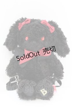 画像1: BABY,THE STARS SHINE BRIGHT / うさくみゃリュックミニミニ  クロ×アカ O-25-10-23-1039-BA-ZA-IG-OS