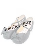 Emily Temple cute / リボンシューズ 22 1/2cm クロ O-25-10-23-1041-ET-SH-IG-ZT-K002