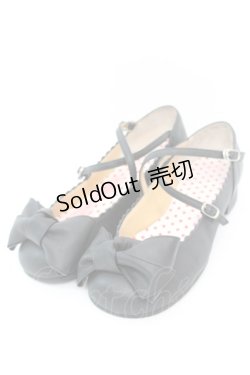 画像1: Emily Temple cute / リボンシューズ 22 1/2cm クロ O-25-10-23-1041-ET-SH-IG-ZT-K002