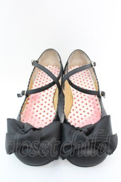 画像2: Emily Temple cute / リボンシューズ 22 1/2cm クロ O-25-10-23-1041-ET-SH-IG-ZT-K002